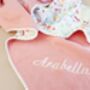 Personalised Wildflower Organic Muslin Baby Blanket, thumbnail 5 of 6