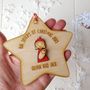 Personalised Big Sister's First Christmas Decoration, thumbnail 4 of 5