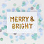 Merry And Bright Watercolour Christmas Card, thumbnail 1 of 2
