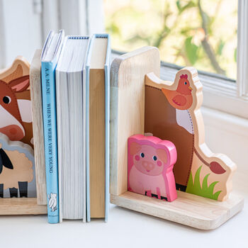 Personalised Farm Animal Bookends, 3 of 3