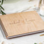 Personalised Wood Wedding Guest Book Alternative, thumbnail 7 of 12