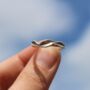 Tri Leaf Ring In Sterling Silver, thumbnail 4 of 4