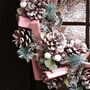 Pink Everlasting Door Wreath, thumbnail 4 of 6