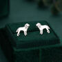 Sterling Silver Cocker Spaniel Stud Earrings, thumbnail 1 of 12