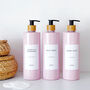 Refillable Pink Plastic Bottle With Minimalist Label, thumbnail 9 of 9