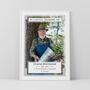 In Loving Memory Of Photo Print Personalised Memorial Gift, thumbnail 4 of 5