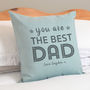 Personalised Best Dad Cushion, thumbnail 4 of 4