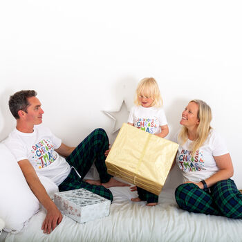 Personalised Christmas Family Pyjamas Any Wording, 10 of 12