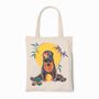 Sun Bear Honey Bear Eco Organic Cotton Tote Bag, thumbnail 3 of 7