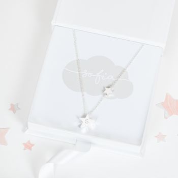 Sterling Silver My Lucky Star Personalised Necklace, 3 of 6