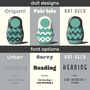 Personalised Family Print Babushka Doll, thumbnail 6 of 11