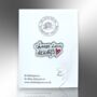Choose Love Always Glitter Heart Enamel Lapel Pin Badge, thumbnail 4 of 8