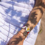 Gizi 24ct Gold Plate Rope Bracelet, thumbnail 2 of 2