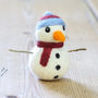 Snowman Needle Felting Kit, thumbnail 4 of 7