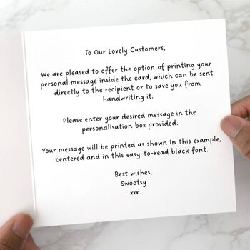 Personalised Fries Pun Food Anniversary Card, 2 of 3