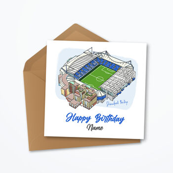 Chelsea Fc Personalised Birthday Card, 2 of 4