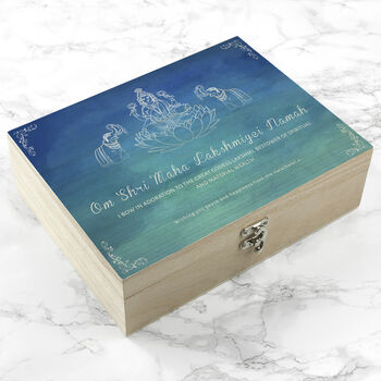 Personalised Diwali Lakshmi Keepsake Box, 2 of 3