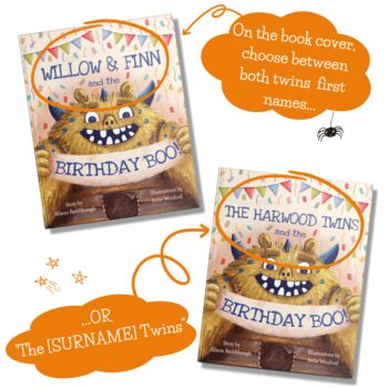 The Birthday Boo! For Twins – A Personalised Birthday Adventure For Two, 2 of 12