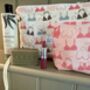 Breast Aware Pink Cotton Linen Makeup Bag, thumbnail 2 of 4