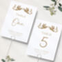 Wedding Table Number Cards, thumbnail 1 of 4