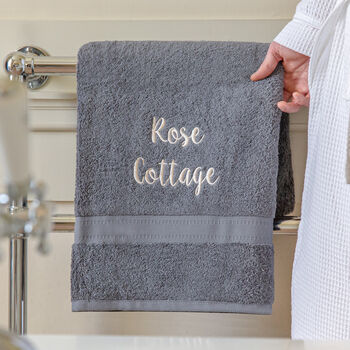 Personalised Luxury Cotton Bath Towel, 2 of 12