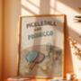 Pickleball And Prosecco Print, thumbnail 2 of 9