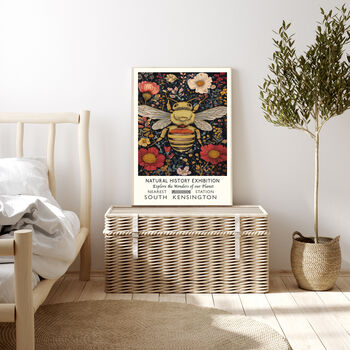 Natural History Museum Bee Art Print, 3 of 4