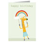 Giraffe Happy Birthday Card, thumbnail 2 of 5