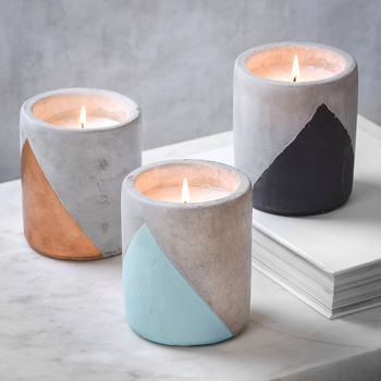 Concrete And Colour Candle Pots, 2 of 4