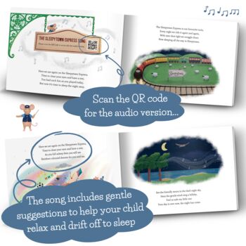 'The Sleepytown Express' Personalised Storybook – A Calming Bedtime Journey, 9 of 12
