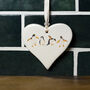 Penguin Ceramic Heart, thumbnail 1 of 3