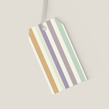 Luxury Pastel Wide Stripe Wrapping Paper, 3 of 9