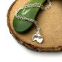 Sterling Silver Mini Holly Christmas Necklace, thumbnail 9 of 12