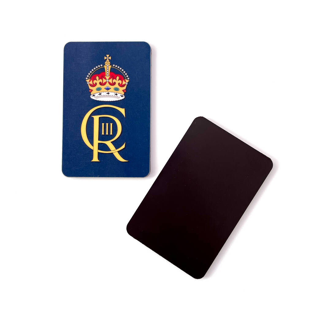 King Charles Coronation Souvenir Fridge By Bean and Bemble