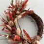 Mini Dried Flower Autumn Wreath, thumbnail 4 of 6