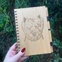 Personalised West Highland Terrier Westie Engraved Notebook, thumbnail 1 of 2