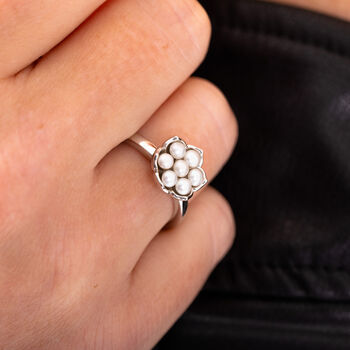 Royal Pearl Flower Ring, 2 of 6