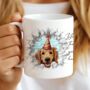 Personalised Golden Retriever Birthday Break Through Dog, thumbnail 8 of 8