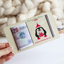 Personalised Christmas Penguin Money Holder, thumbnail 8 of 8