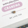 Grandma Mother's Day Typographical Card, thumbnail 3 of 4