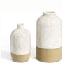 Set Of Two Beige Ceramic Vase, thumbnail 8 of 8