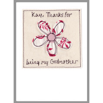 Personalised Flower Thank You Card For Her, 9 of 12