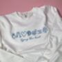Tying The Knot Embroidered Bride Sweatshirt, thumbnail 3 of 9
