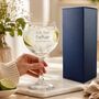 Personalised Ask Your Father Gin Glass For Mum, thumbnail 1 of 5