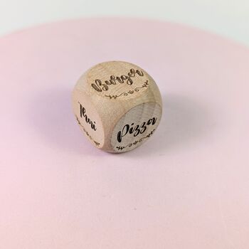 Personalized Take Away Dinner Dice Valentine Decision Couple, 3 of 9