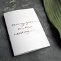 'To My Groom On Our Wedding Day' Foil Card, thumbnail 1 of 3