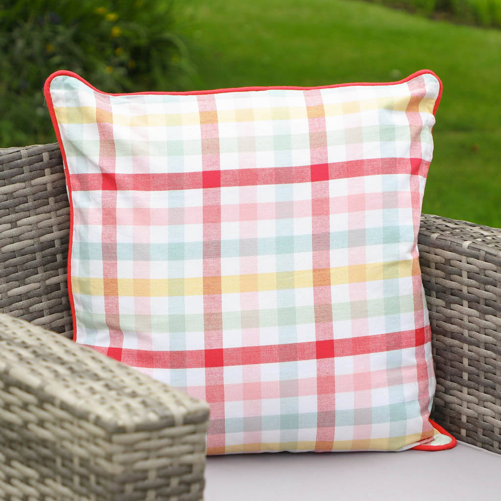 Set Of Four Patterdale Garden Cushions By Dibor