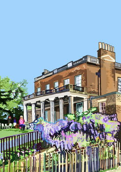 Clissold House, Stoke Newington Illustration Print, 2 of 2