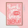 Thank You For Being You! Greeting Card, thumbnail 1 of 2