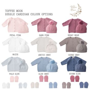 Personalised Blush Pink Luxury Cotton Baby Cardigan, 6 of 12
